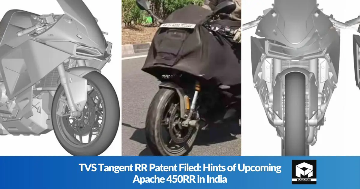 TVS Tangent RR Patent Filed: Hints of Upcoming Apache 450RR in India