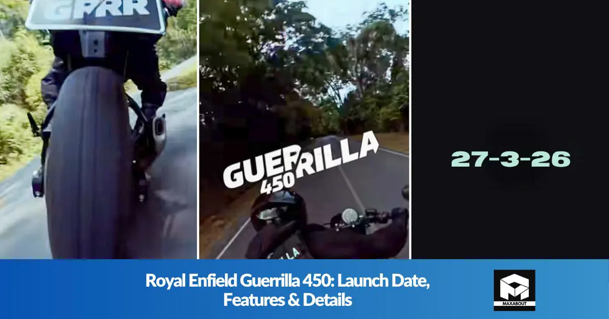 Royal Enfield Guerrilla 450: Launch Date, Features & Details