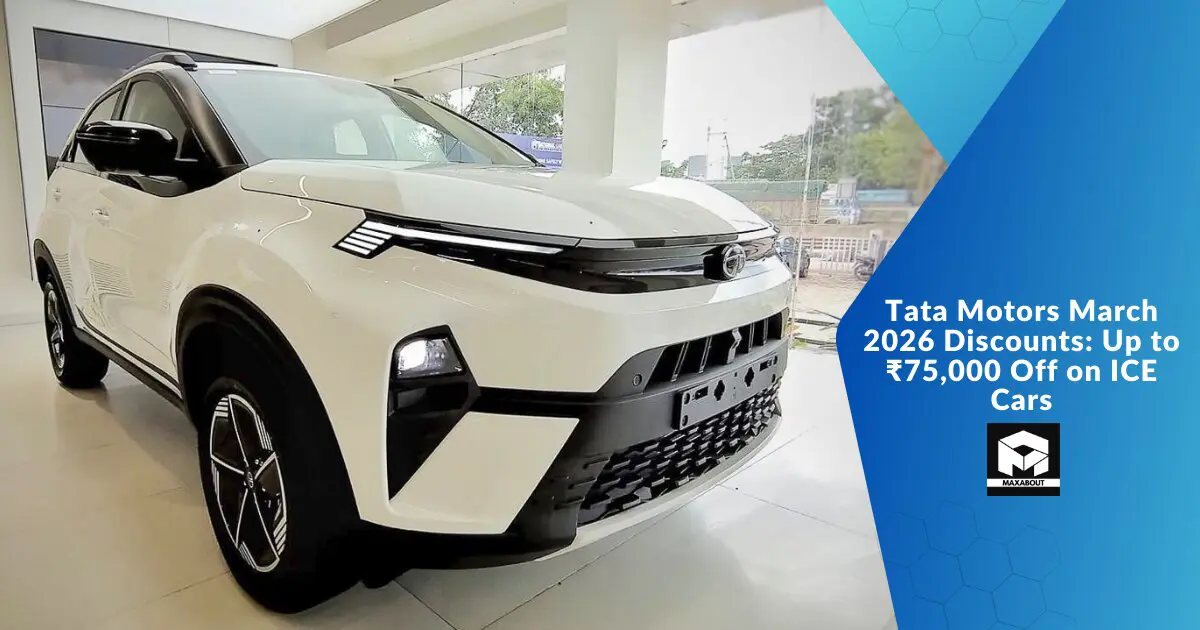 Tata Motors March 2026 Discounts: Up to ₹75,000 Off on ICE Cars
