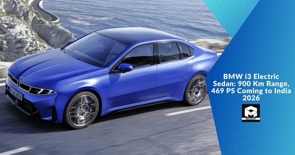 BMW i3 Electric Sedan: 900 Km Range, 469 PS Coming to India 2026