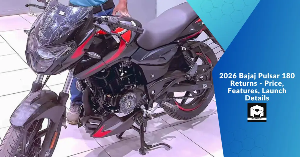 2026 Bajaj Pulsar 180 Returns - Price, Features, Launch Details