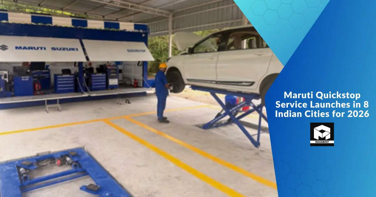 Maruti Quickstop Service Launches in 8 Indian Cities for 2026