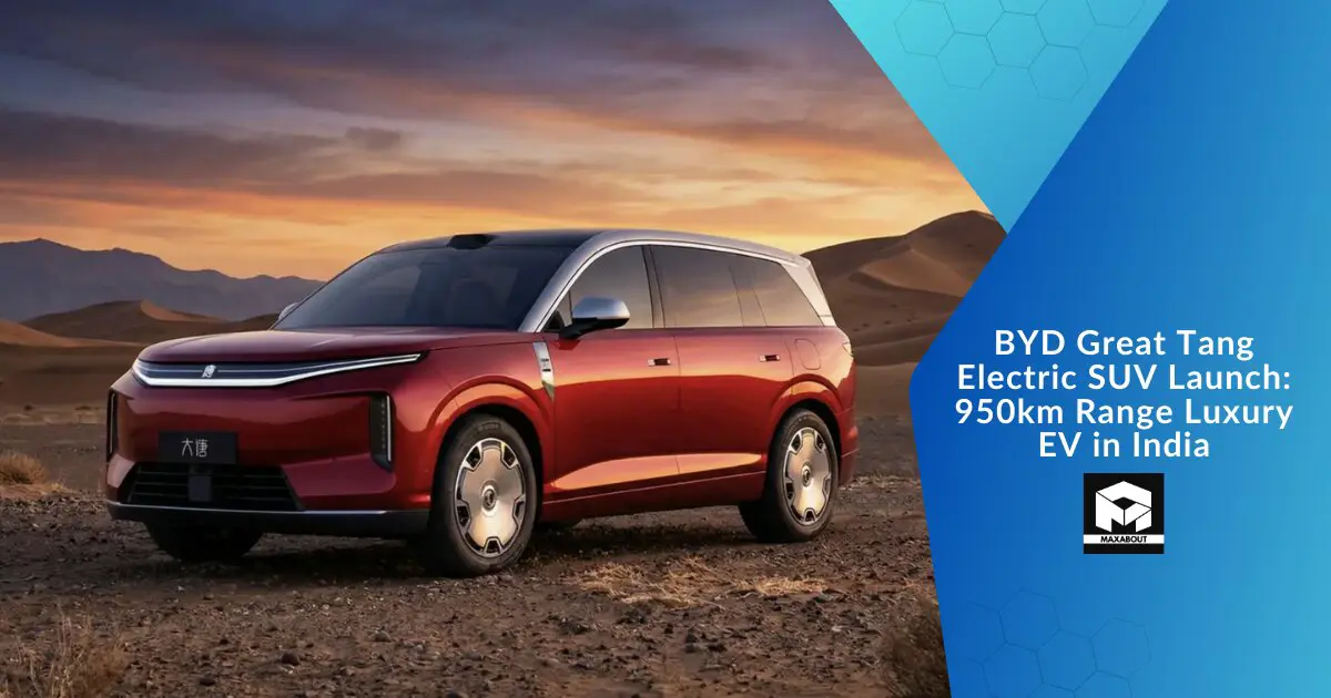 BYD Great Tang Electric SUV Launch: 950km Range Luxury EV in India