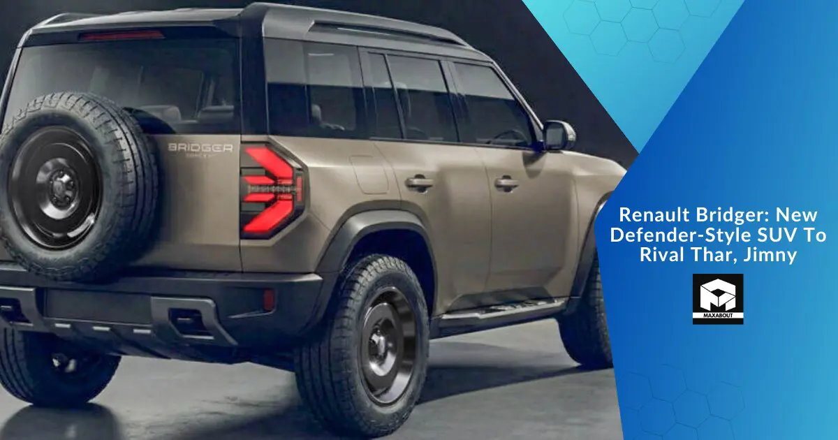 Renault Bridger: New Defender-Style SUV To Rival Thar, Jimny