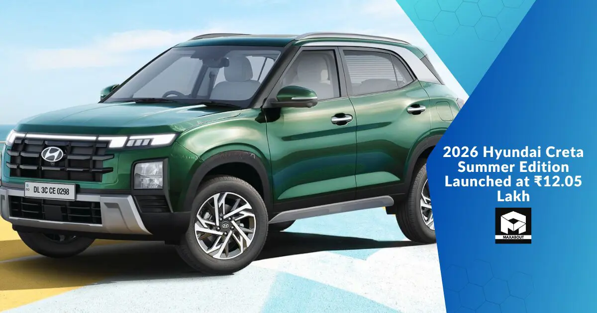 2026 Hyundai Creta Summer Edition Launched at ₹12.05 Lakh
