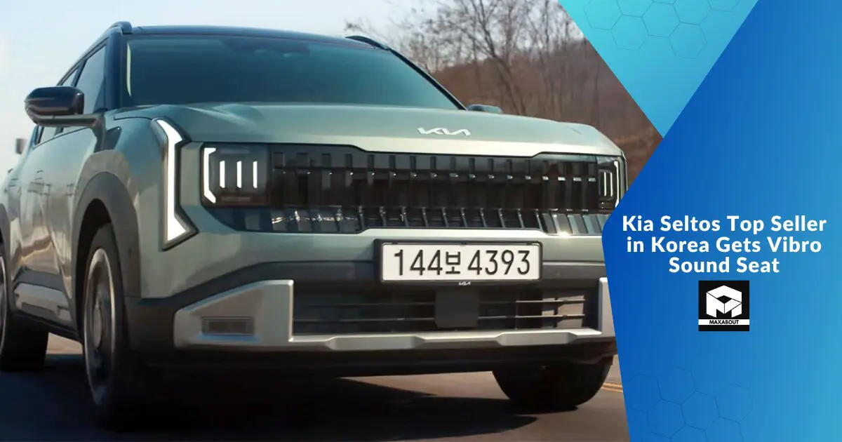 Kia Seltos Top Seller in Korea Gets Vibro Sound Seat