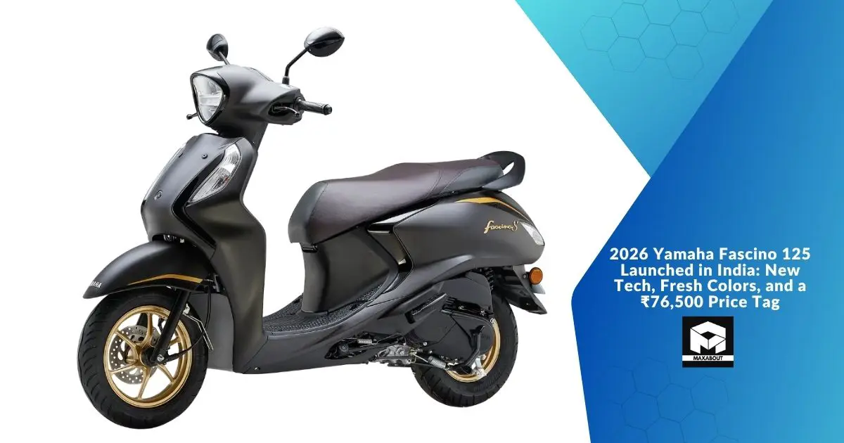 2026 Yamaha Fascino 125 Launched at ₹76,500 in India