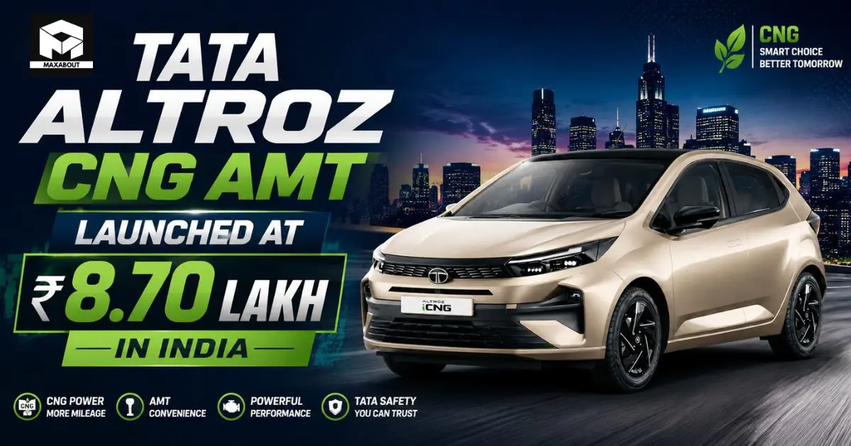 Tata Altroz CNG AMT Launched at ₹8.70 Lakh in India