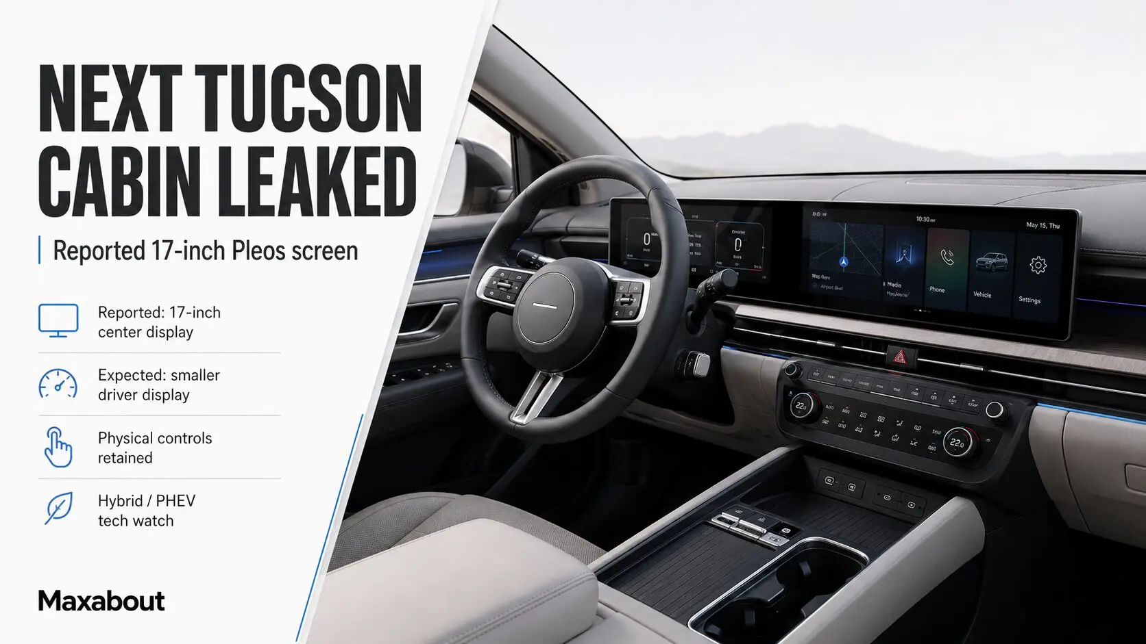 Next-Gen Hyundai Tucson Interior Spied: Key Changes