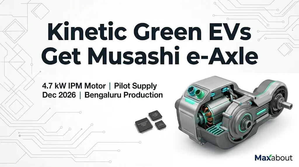 Musashi India Signs LOI With Kinetic Green for EV Powertrain Supply