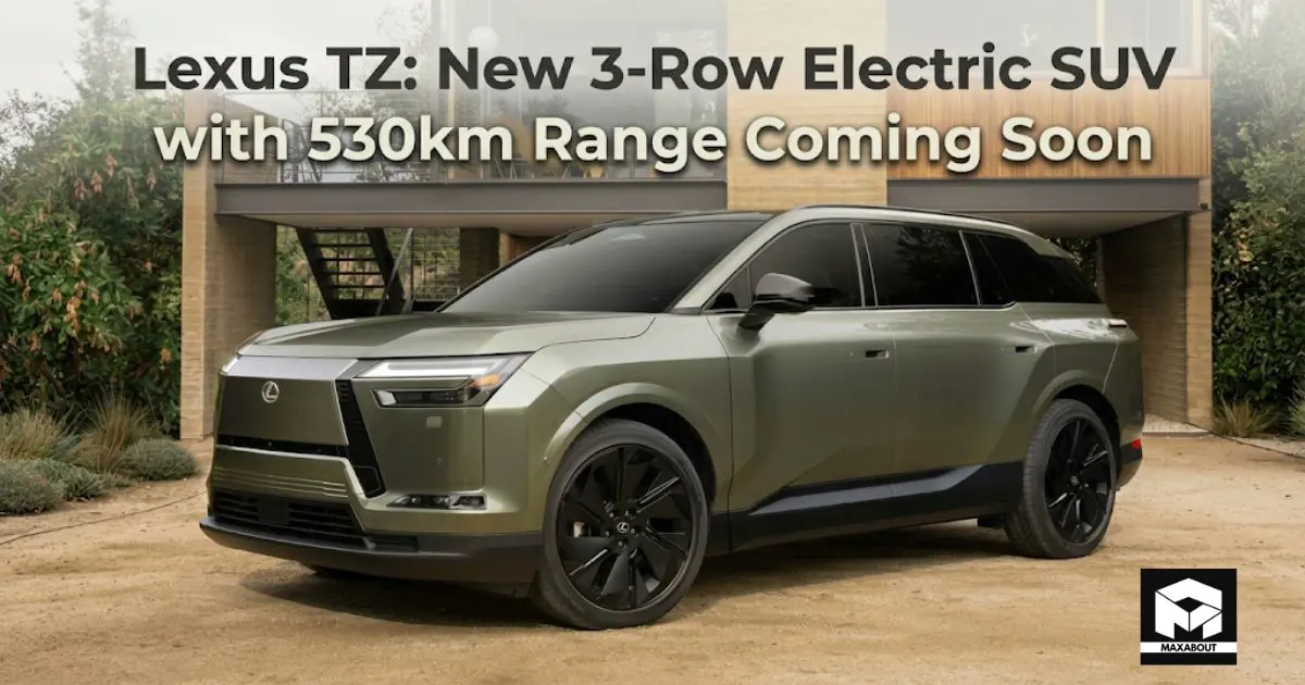 Lexus TZ: New 3-Row Electric SUV with 530km Range Coming Soon