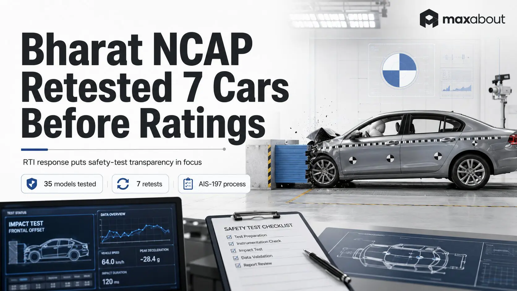 Bharat NCAP Retested 7 Cars Before Results: What It Means