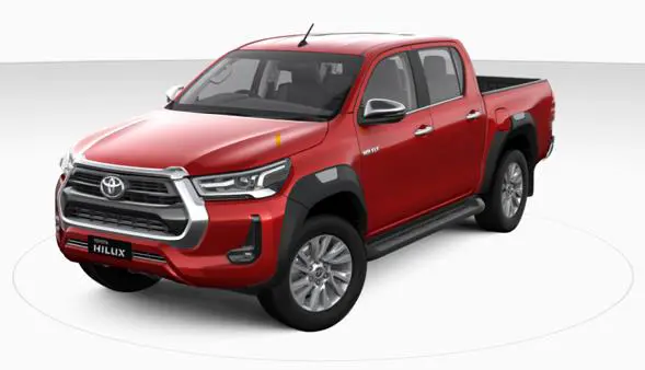 Toyota Hilux Standard 4x4 Colors