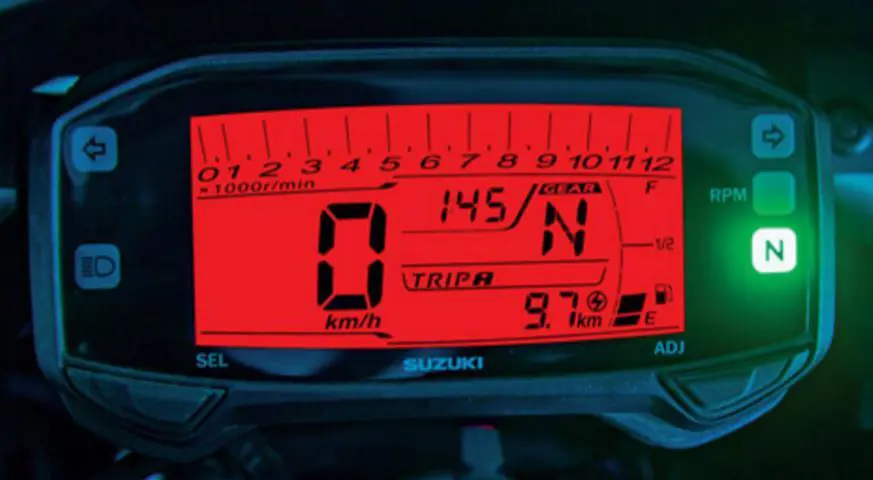 2017 Suzuki Gixxer Instrumnent Console