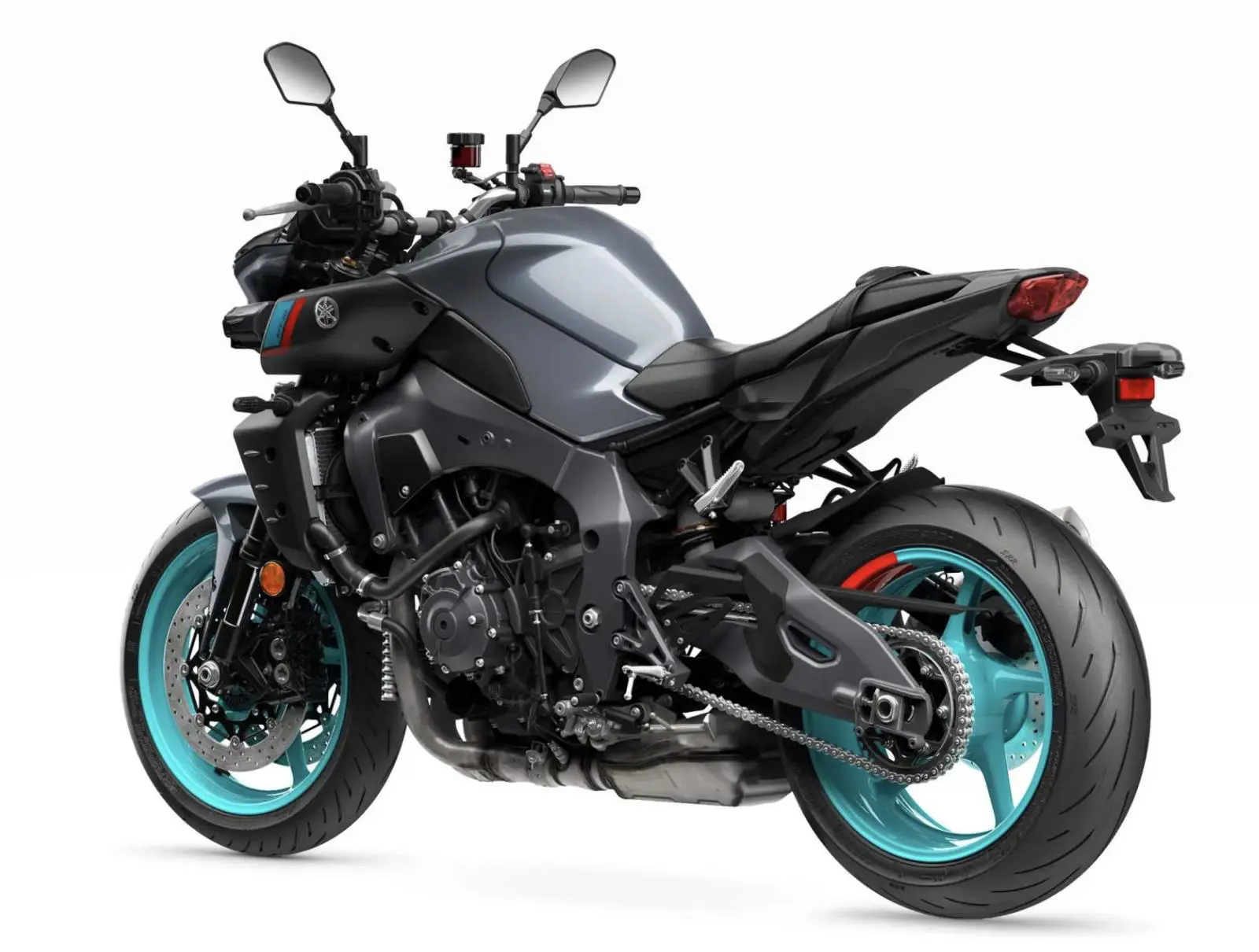 2022 Yamaha MT-10 Rear 3-Quarter View