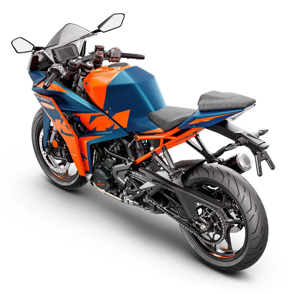 2022 KTM RC 390 Rear 3-Quarter View