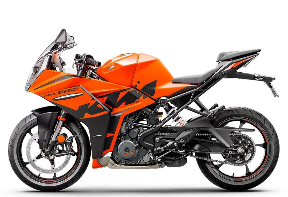 2022 KTM RC 390 Side View