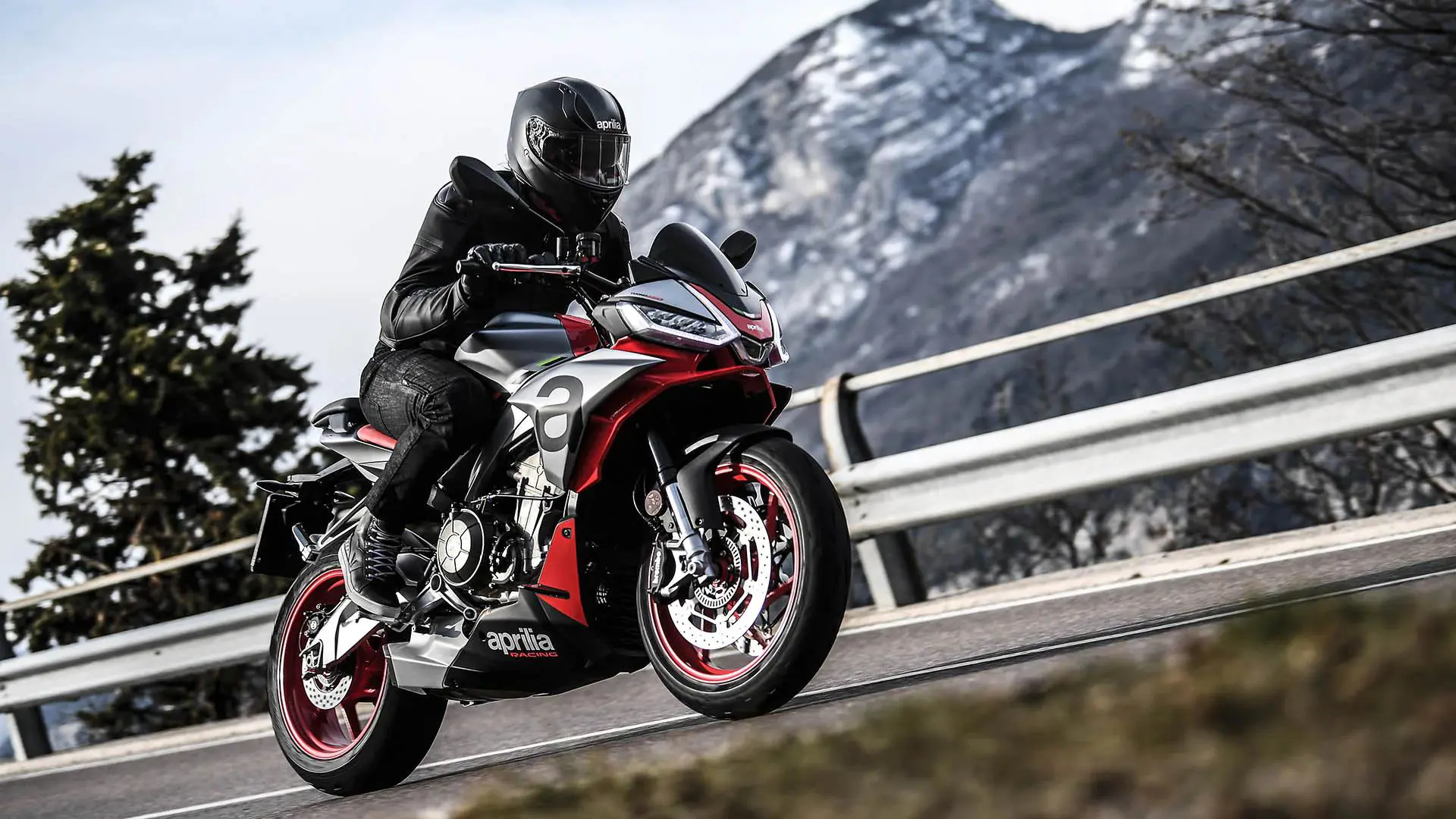 Aprilia Tuono 660 Action Shot