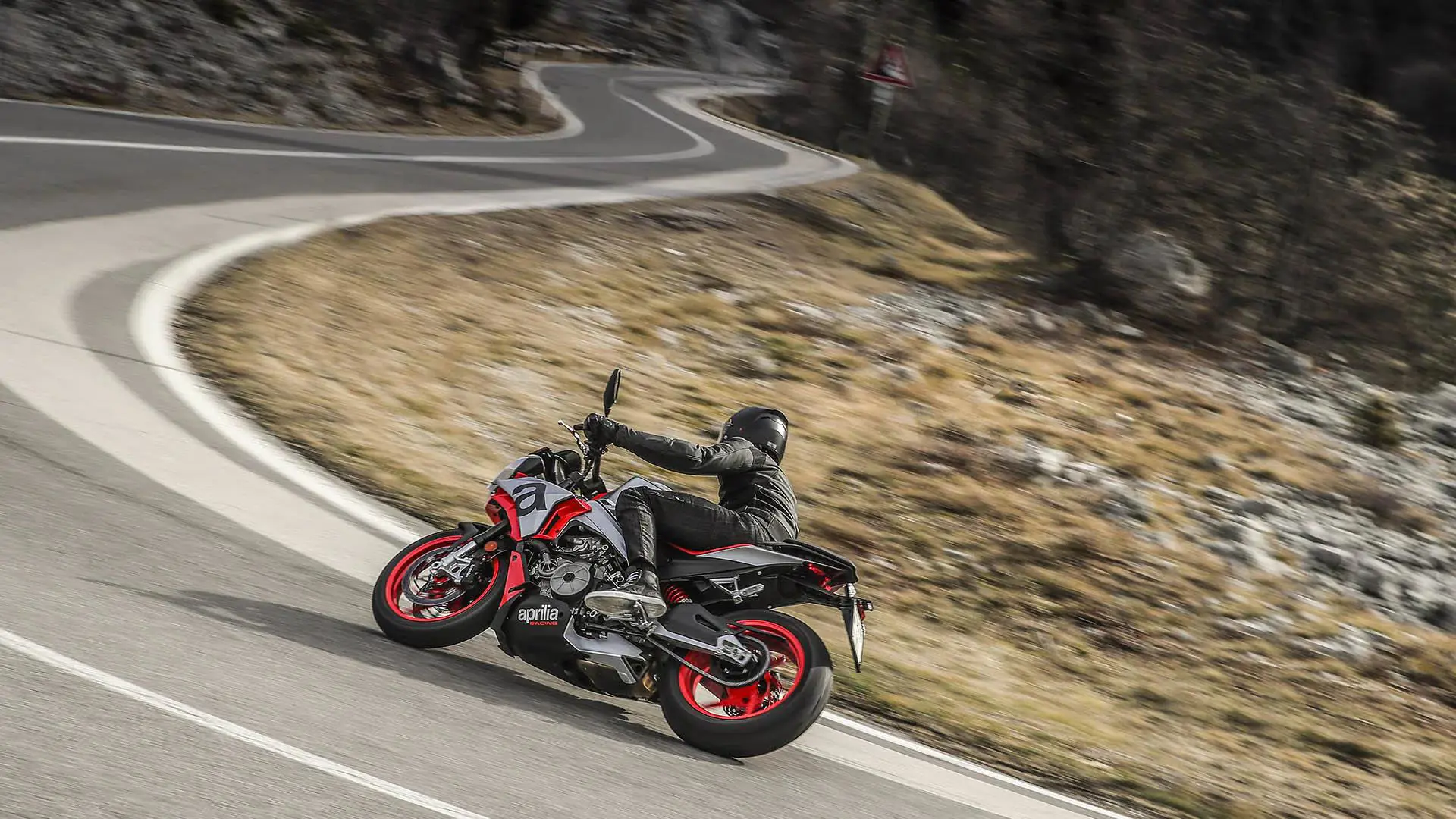 Aprilia Tuono 660 Action Shot