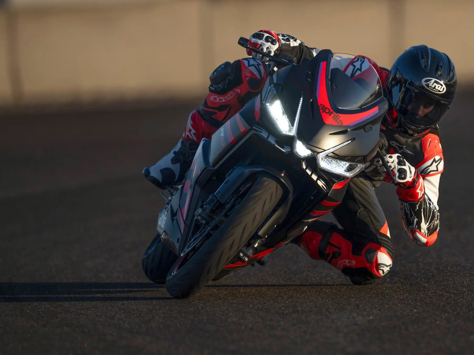 Aprilia RS 457 Action Shot 1