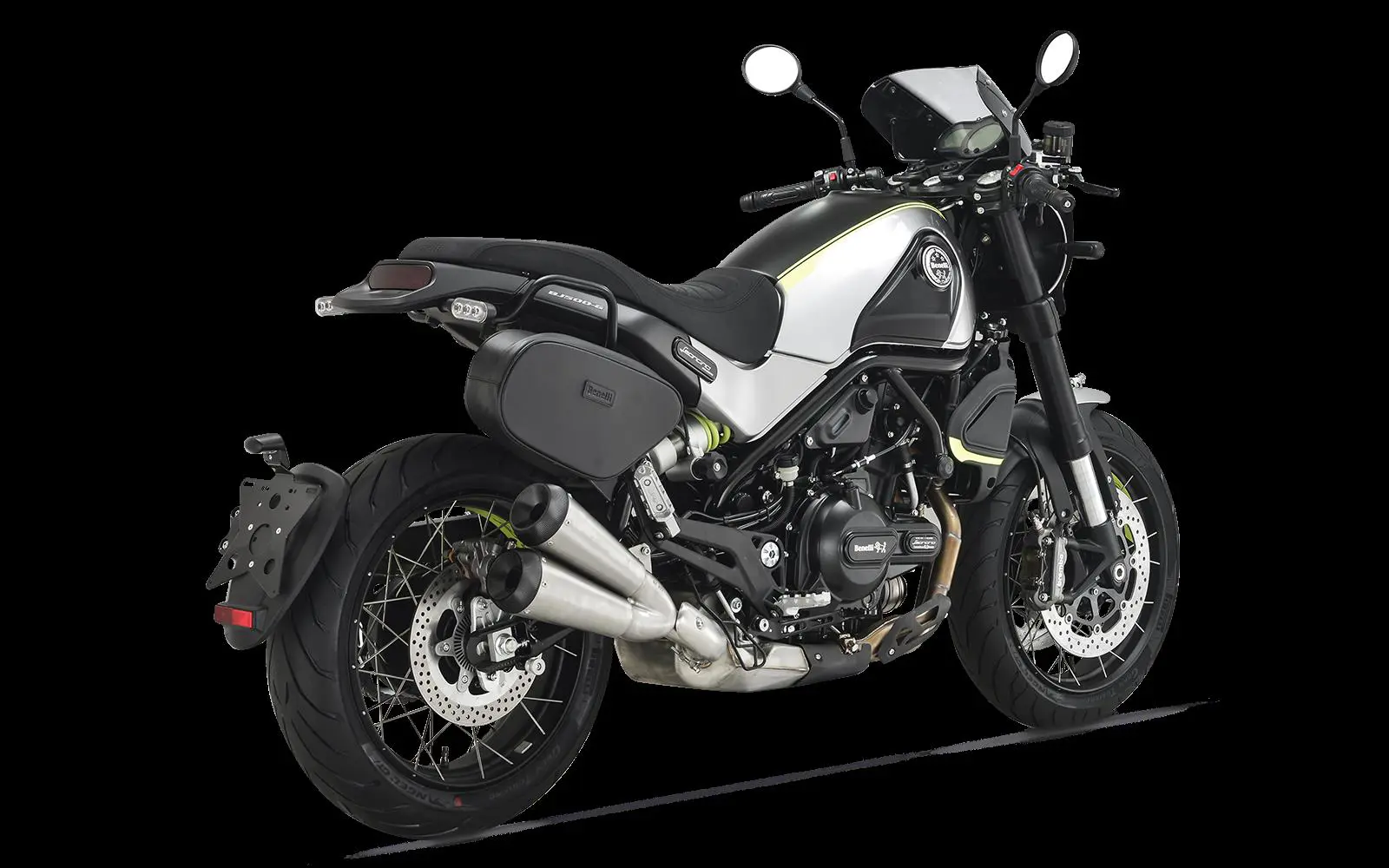 Benelli Leoncino 500 Sport Rear 3-Quarter View