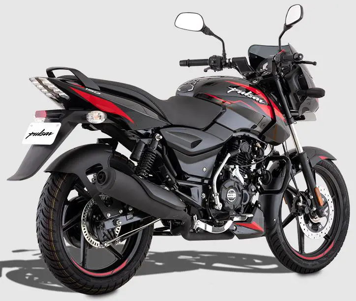 Bajaj Pulsar 150 Rear 3-Quarter View