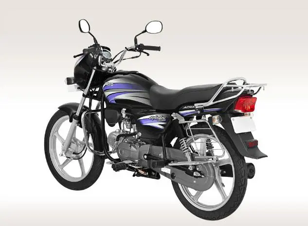 Hero Splendor PRO Rear 3-Quarter View