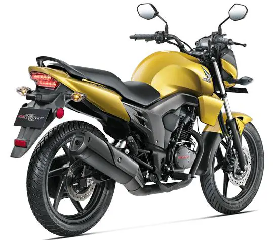Honda CB Trigger Rear 3-Quarter View
