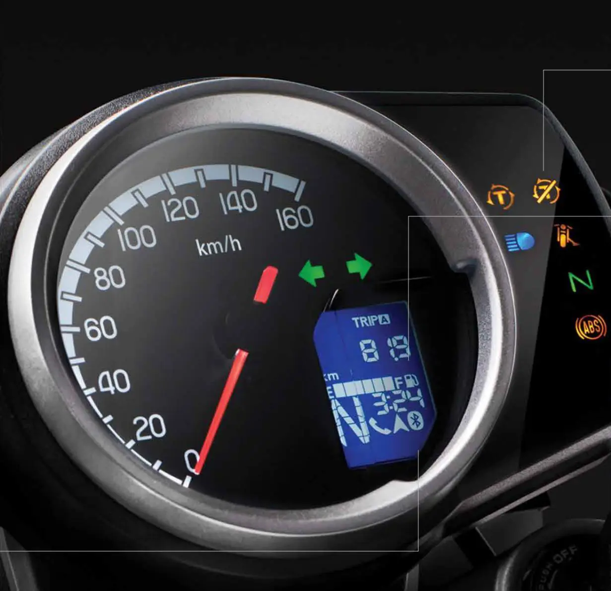 Honda Highness CB350 DLX Instrument Console