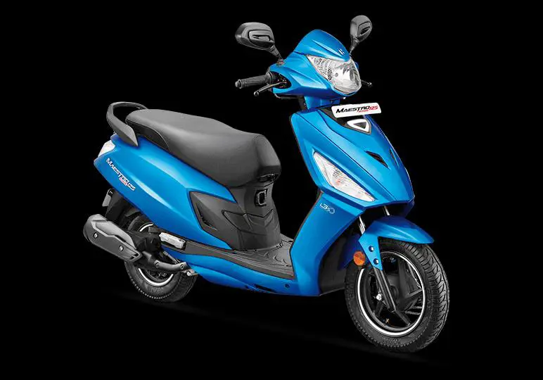 Scooty Hero Maestro Edge 125 Blue Colour Hero Maestro Edge 125