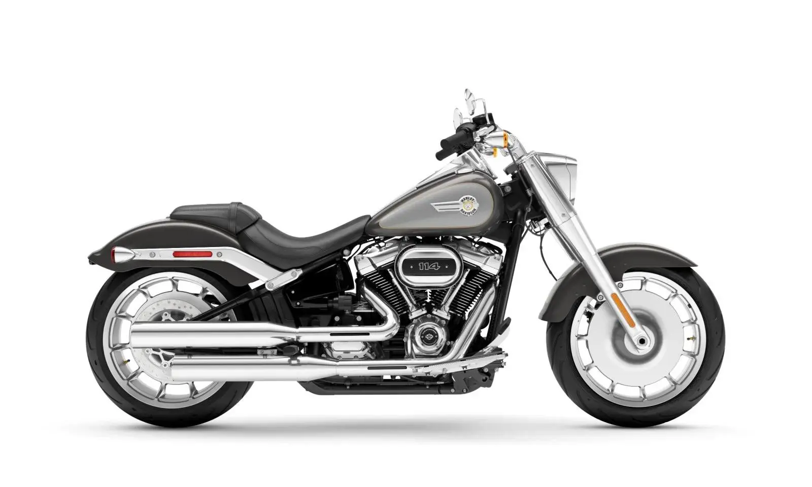Harley Davidson Fat Boy in Gray Haze/Silver Fortune Colour