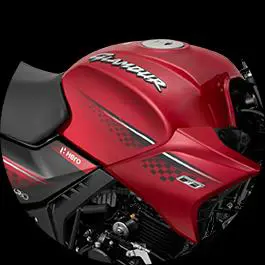Hero Glamour Muscular Fuel Tank