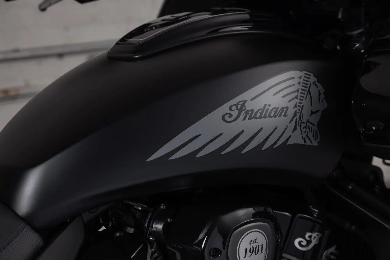 Indian Challenger Dark Horse Close Up Shot