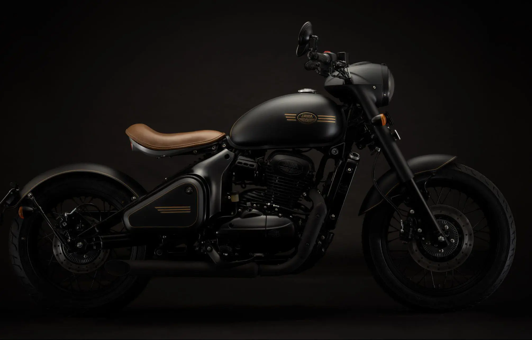 Jawa Perak Bobber Side View
