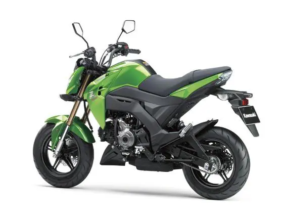 Kawasaki Z125 Pro Rear 3-Quarter