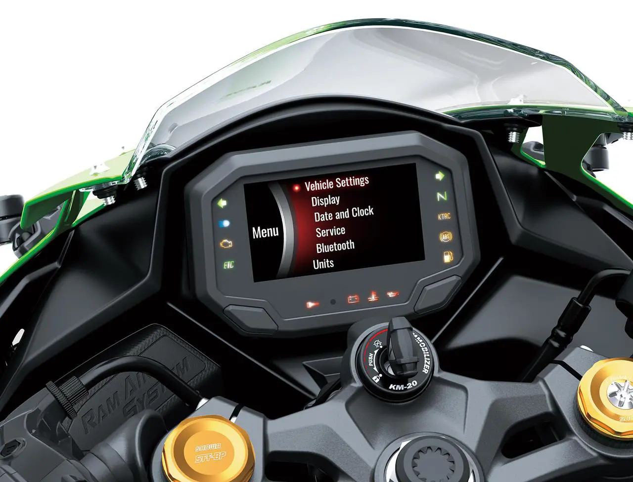 Kawasaki Ninja ZX-4R Smartphone Connectivity