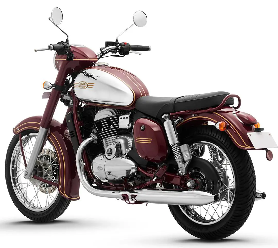Jawa 300 Rear 3-Quarter View