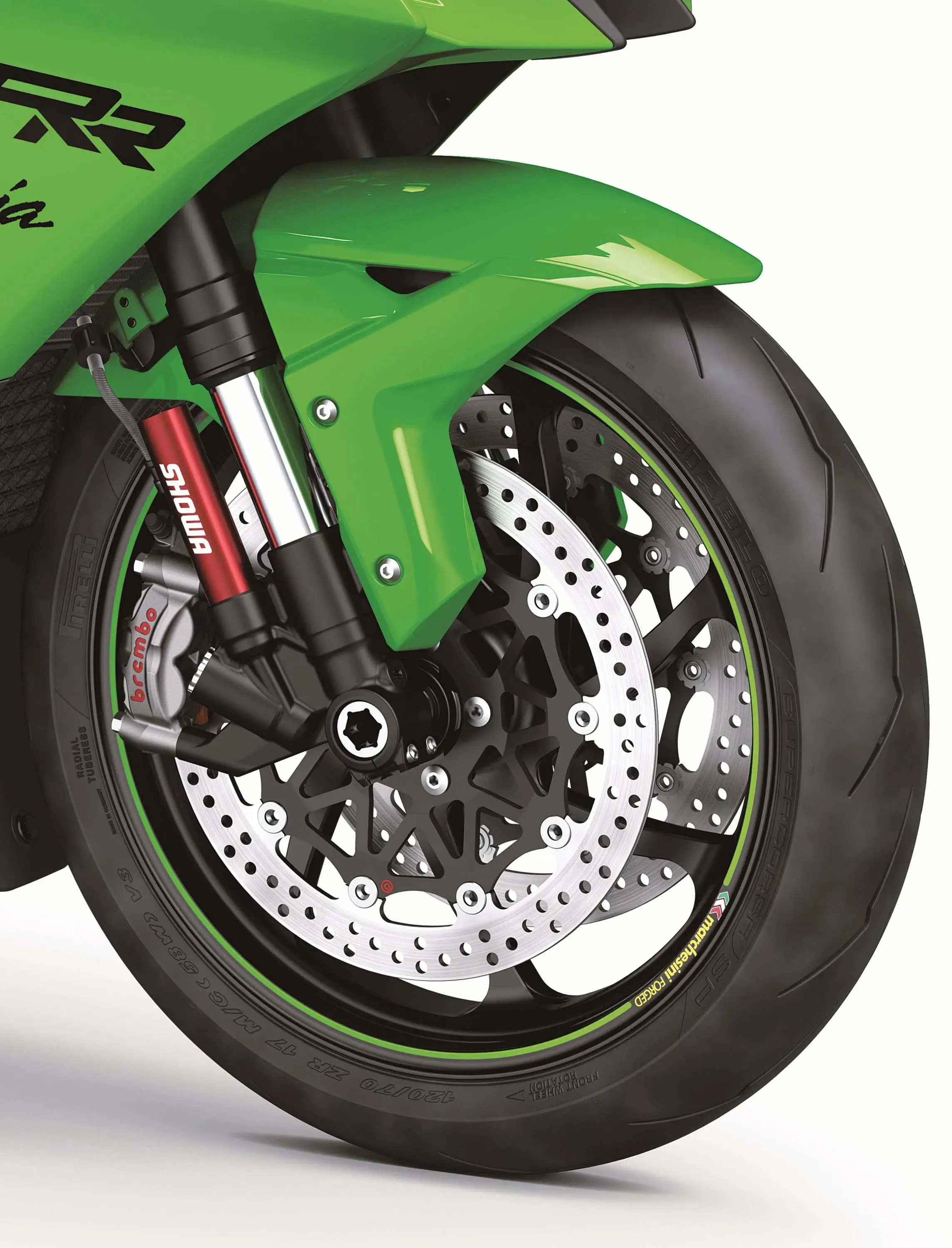 New Kawasaki Ninja ZX-10RR Front Brakes and Suspension