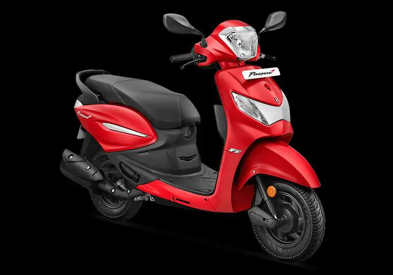 Hero Pleasure+ in Matte Matellic Red Color