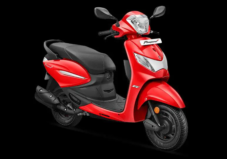 Hero Pleasure+ in Sporty Red Color