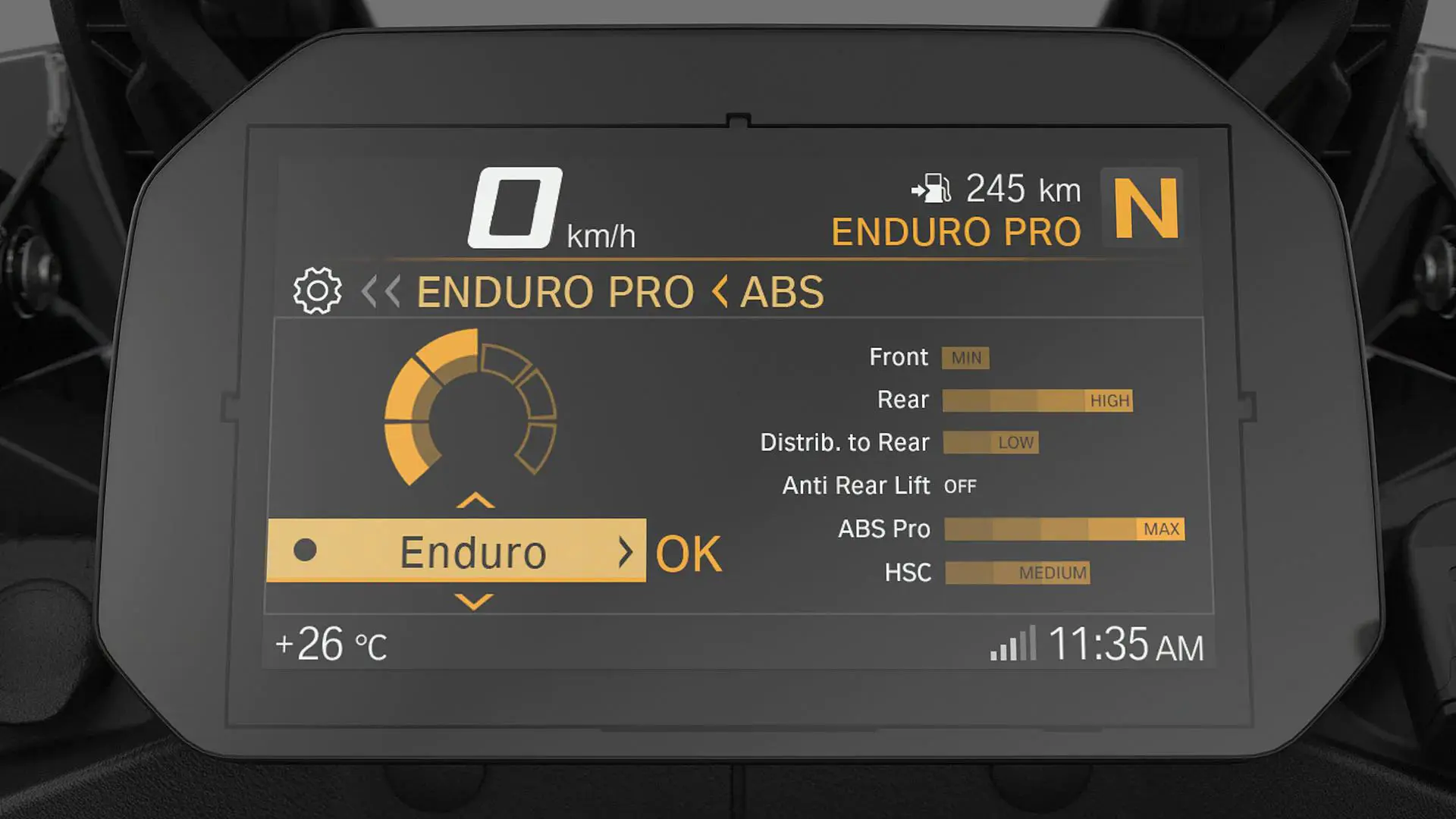 New BMW F850GSA Riding Modes