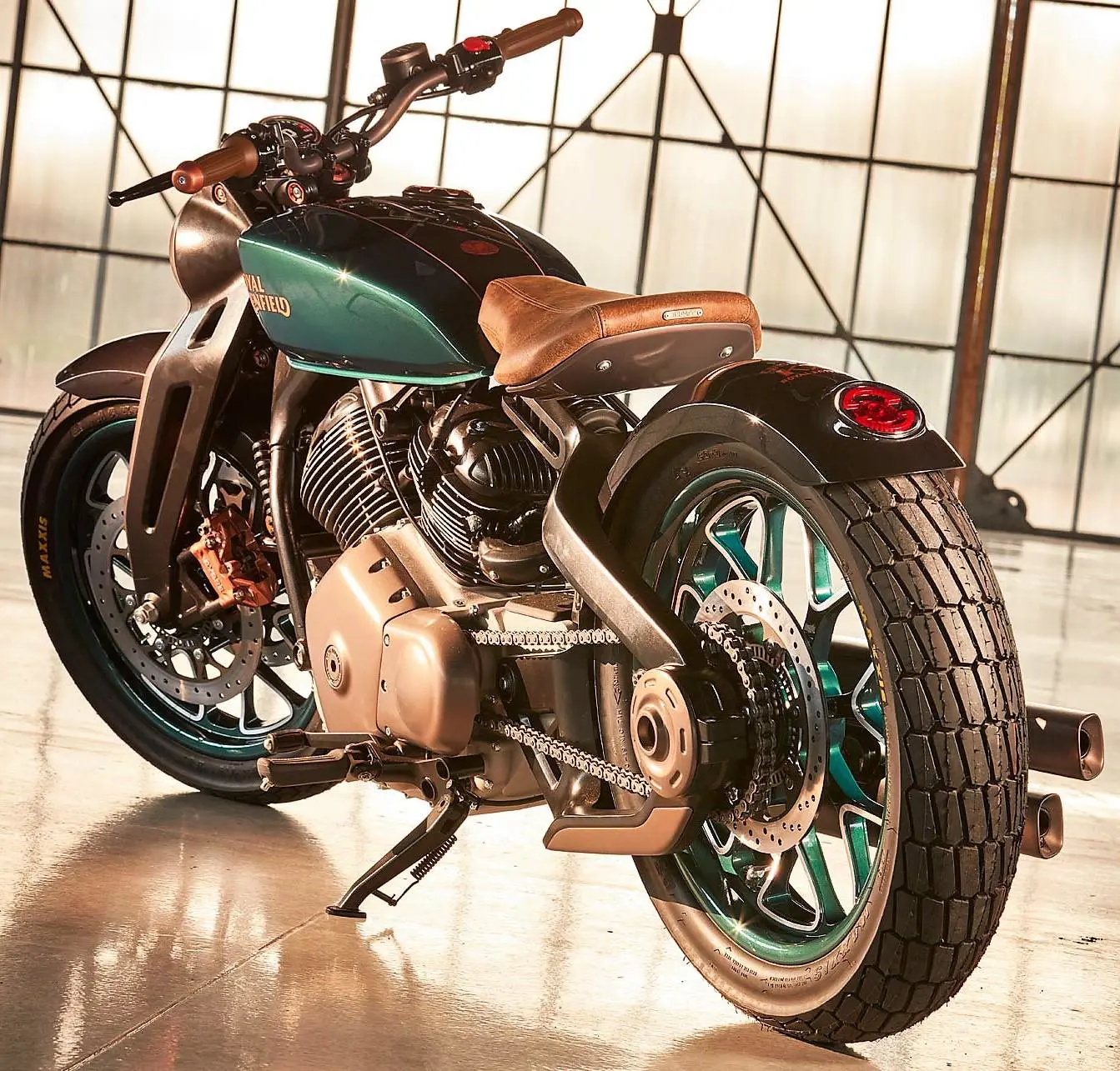 Royal Enfield Concept KX Rear View
