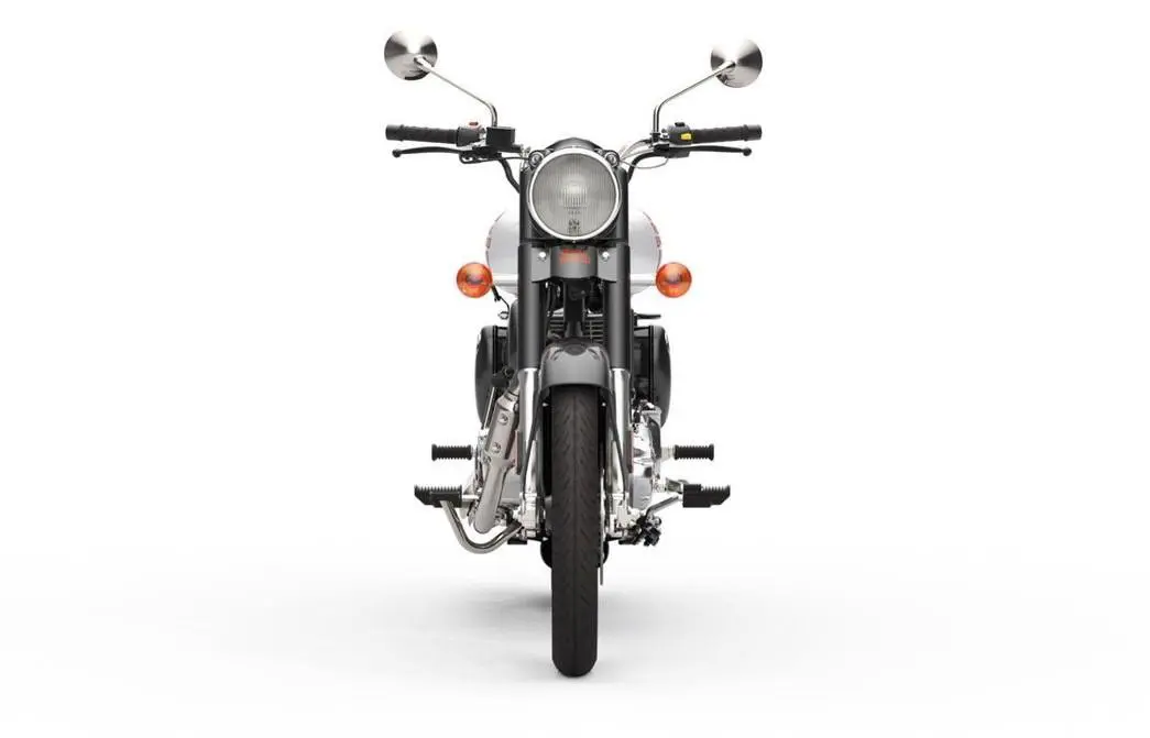 Royal Enfield Classic 350 Metallo Silver Front View