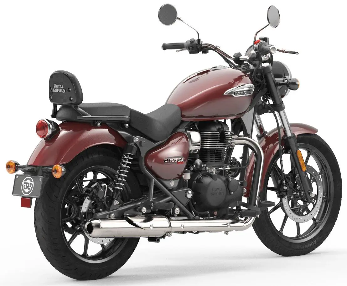 Royal Enfield Meteor 350 Stellar Rear 3-Quarter View