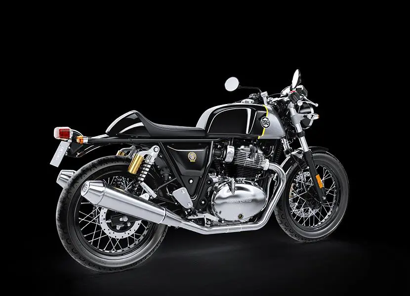 RE Continental GT 650 Dr Mayhem Rear 3-Quarter View