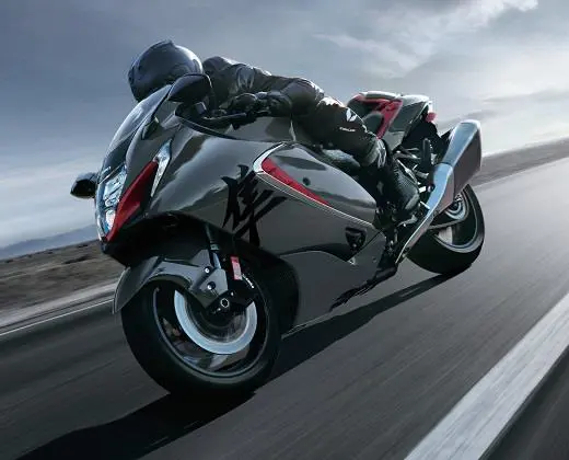 Suzuki Hayabusa Action Shot