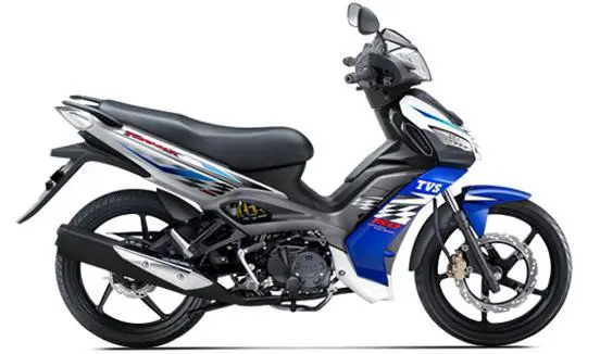 TVS Tormax 150 Side View