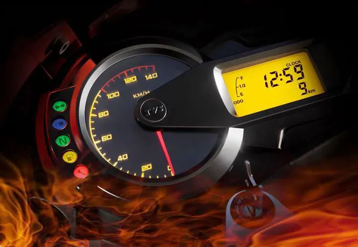 TVS Flame DS125 Instrument Console