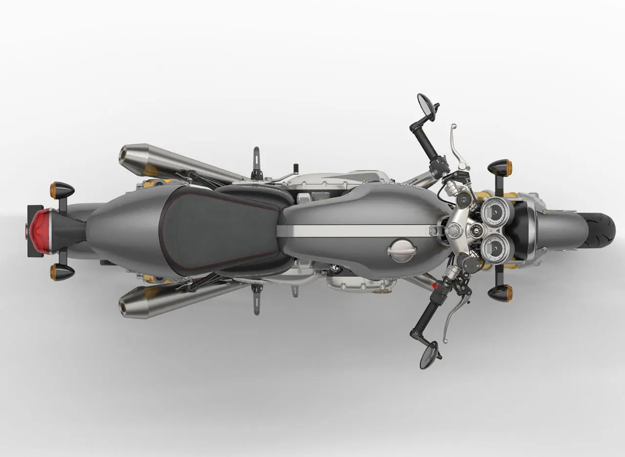 Triumph Thruxton 1200 R Top View