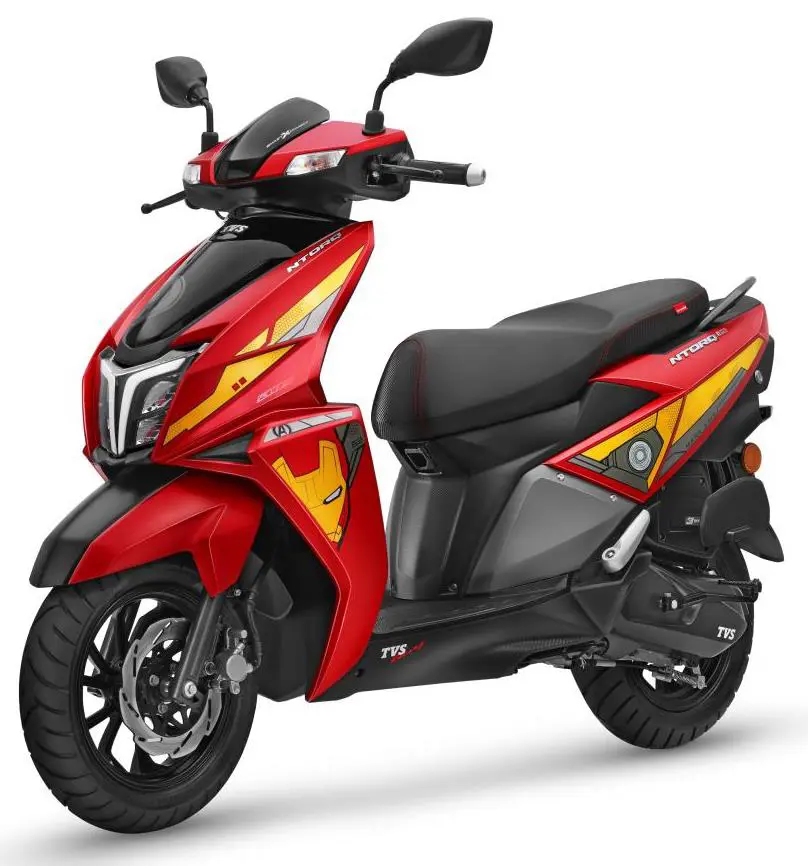 TVS NTorq Iron Man Edition Price Specs Top Speed Mileage in India